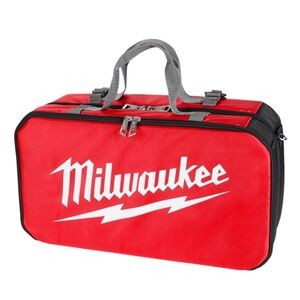 Red Milwaukee Vac Tool Bag - Durable Zip Carry Bag
